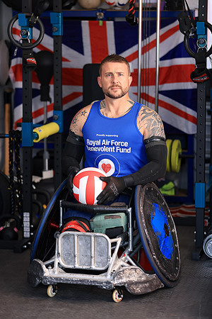 RAF veteran Stuart Robinson, Tokyo Paralympic Games - 22 Aug 202