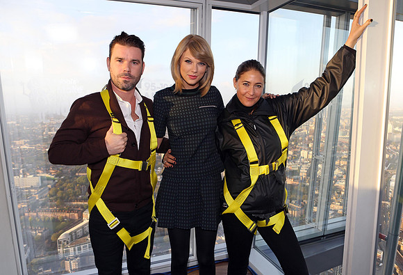 Taylor Swift, Lisa Snowden and Dave Berry