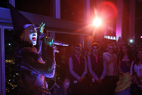 Halloween party at The View from The Shard