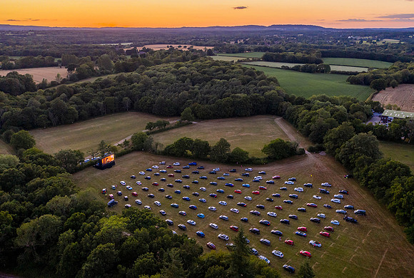 Loxwood Drive in Cinema, Loxwood, West Sussex, UK - 10 Jul 2020