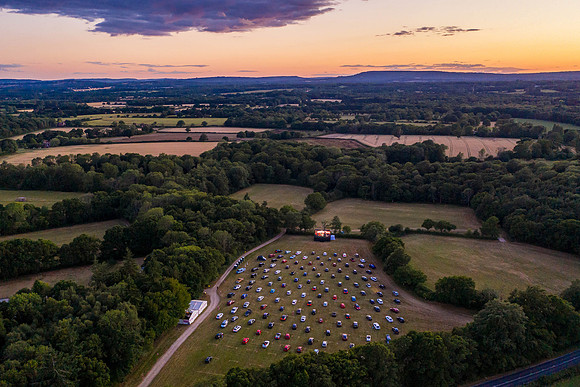 Loxwood Drive in Cinema, Loxwood, West Sussex, UK - 10 Jul 2020